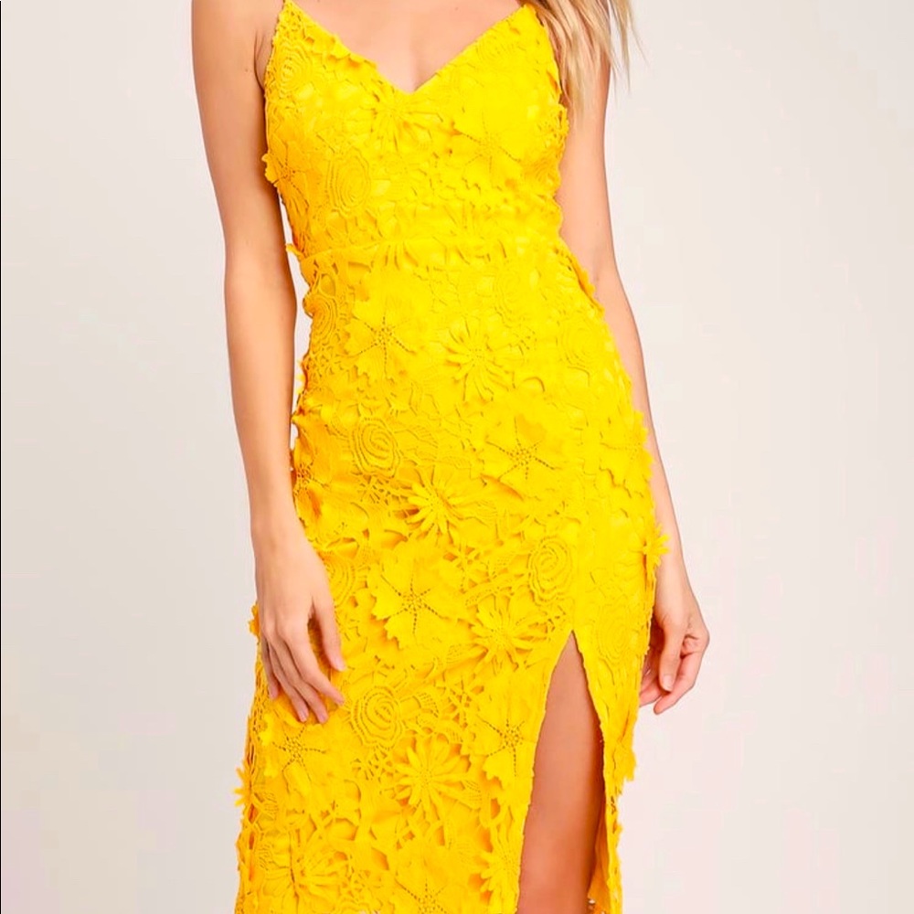Yellow dress